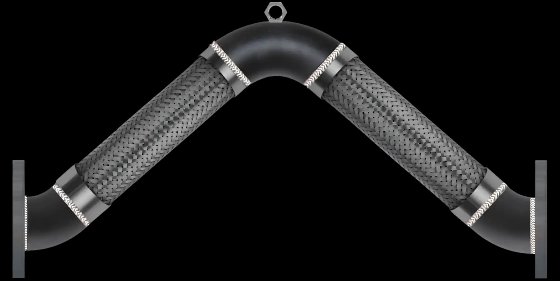 Seismic V-Loop - 150# Flanged - 4" Movement